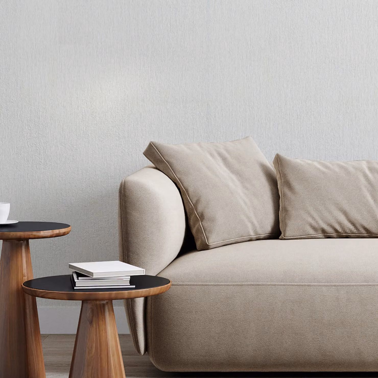 Boutique by Graham & Brown Silver Grain Texture Wallpaper, Width: 52 cm