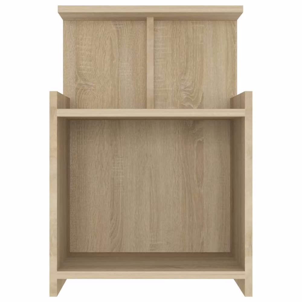 Berkfield Home Set of 2 Bedside Cabinets in Sonoma Oak, Light Brown, W/D/H: 40 x 35 x 60 cm – 3