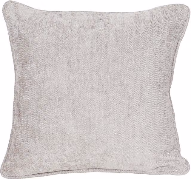Divante Alden Square Chenille Cushion in Grey