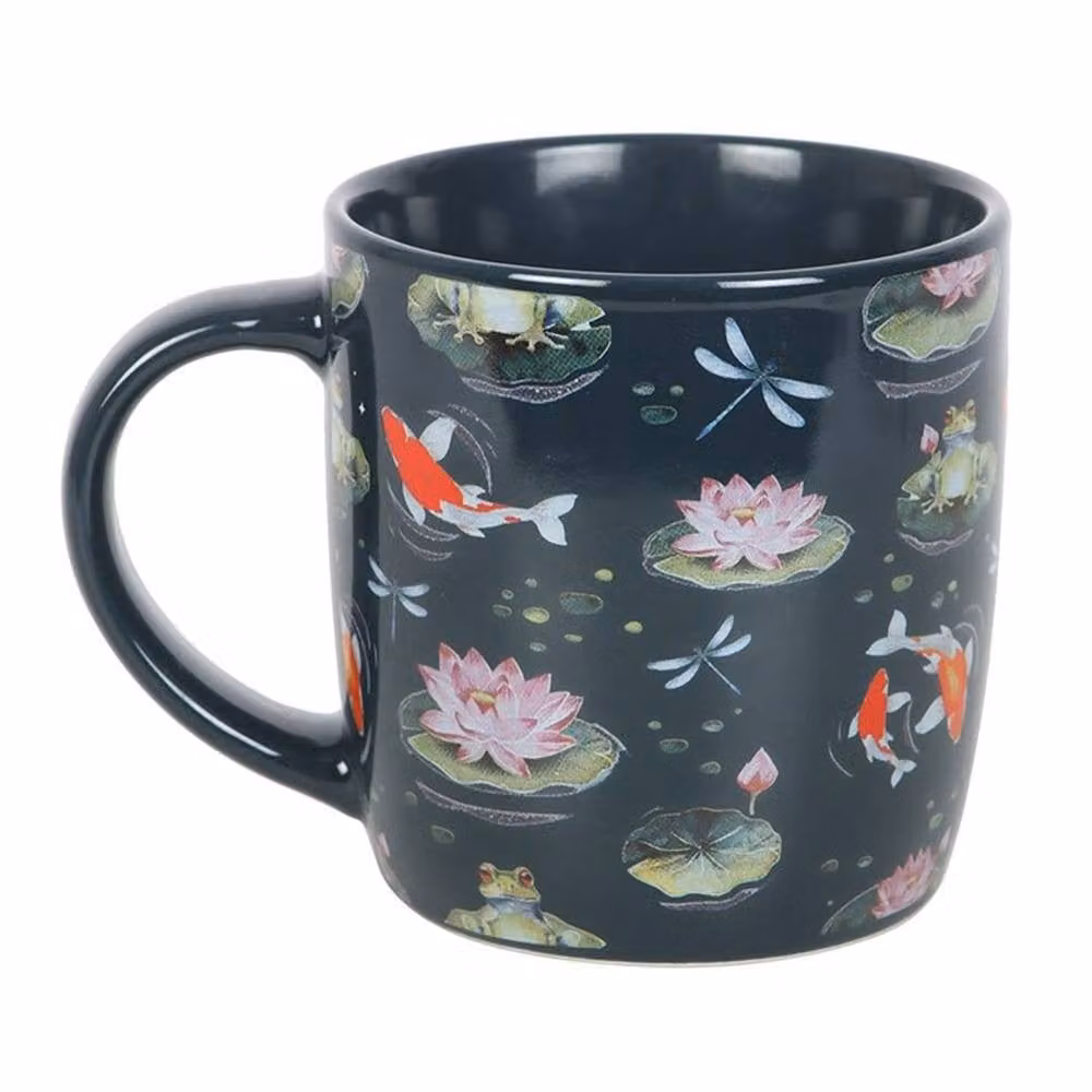Uniqueful Floral Ceramic Mug in Multicolour, 350 ml – 3