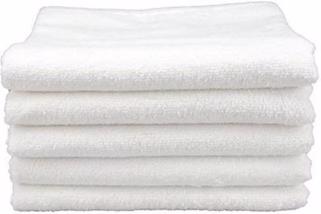 ARTG All Over Tea Towel in White Cotton