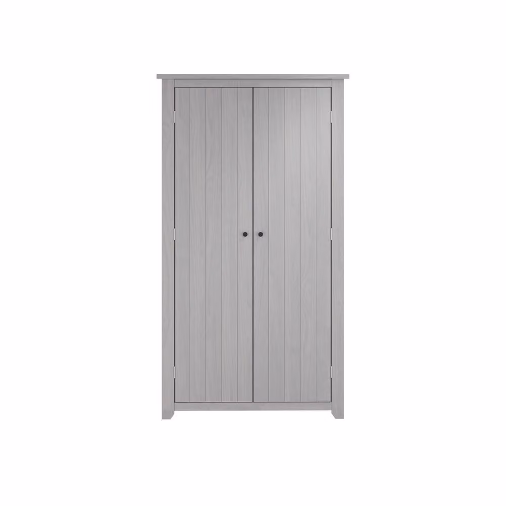 Lemon Pavilion Furniture Havana 2 Door Wardrobe in Grey, W103 x D57 x H188 cm – 2