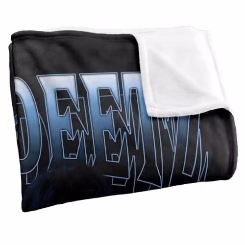 LOGOVISION Beetlejuice 2 Lydia Homage Super Soft Fleece Throw Blanket, White and Multicolour, W: 152 cm, D: 127 cm – 2