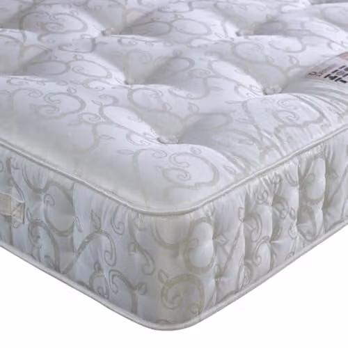 Bedmaster Miracle 1500 Pocket Sprung Wool Mattress in White, Small Single, W/D/H: 75 x 135 x 25 cm