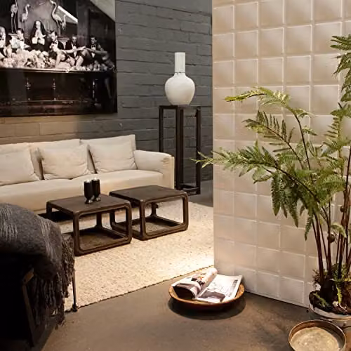 WALPLUS W3DP0007 Cubes 3D Wall Panel, White, Geometric Abstract Design – 2