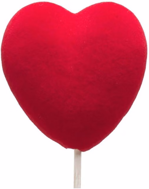 KDMD Red Velvet Heart Tabletop Party Decoration