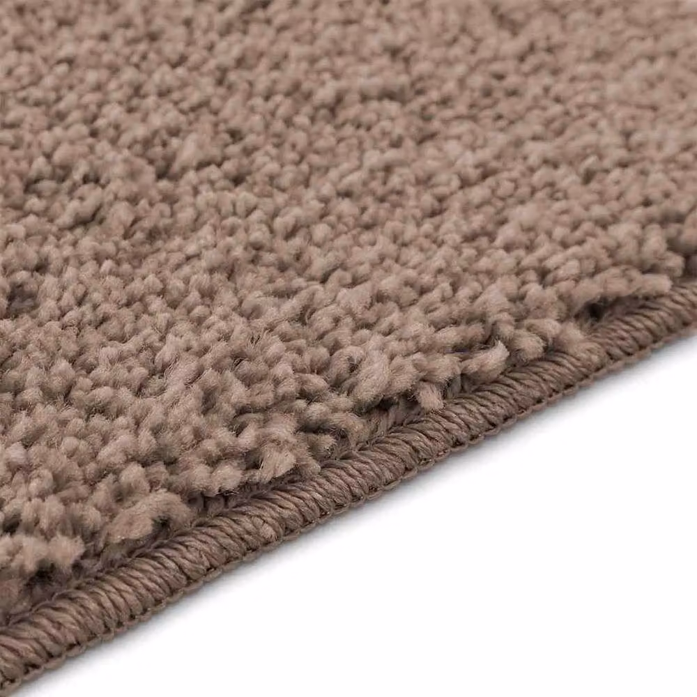 Berkfield Home Modern Rectangular Non-Slip Bath Mat, Brown, W: 50 cm, D: 80 cm – 5