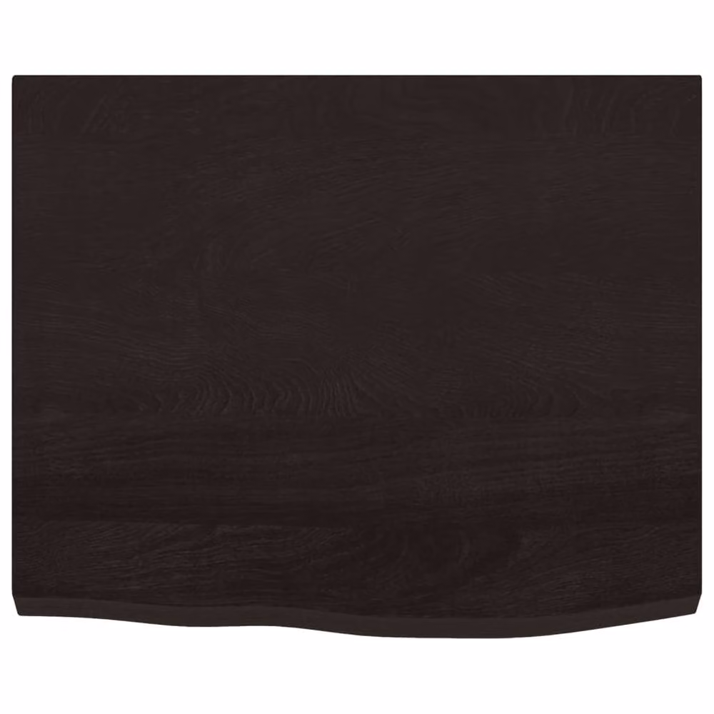 Berkfield Home Wall Mounted Oak Wood Shelf in Dark Brown and Grey, W: 60 cm, D: 50 cm, H: 50 cm – 3