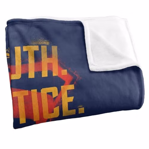 Warner Bros. Supergirl 2026 Truth, Justice, Whatever Soft Fleece Throw Blanket, W/D/H: 91 x 147 cm, Multicolour – 2