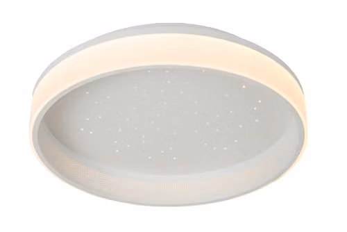 Lucide Estreja Dimmable LED Flush Ceiling Light, White, Diameter: 40 cm – 1