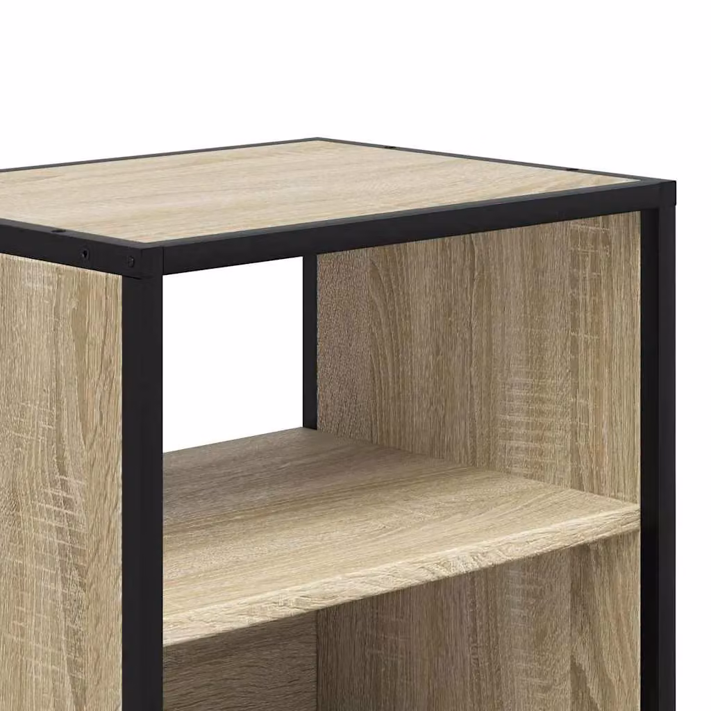 Berkfield Home Wall-mounted Bedside Cabinet in Sonoma Oak, Brown, W/D/H: 40 x 31 x 39.5 cm – 7