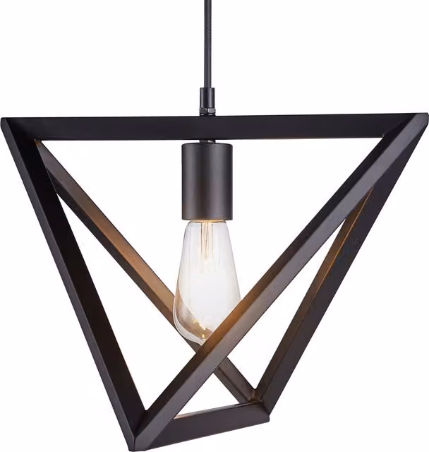 Versanora Suspended Industrial Pendant Lamp in Black and Gold/Brass Metal
