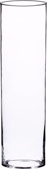 Simpa XL Floor Standing Clear Glass Cylinder Vase, W/D/H: 18.5 x 18.5 x 60.0 cm