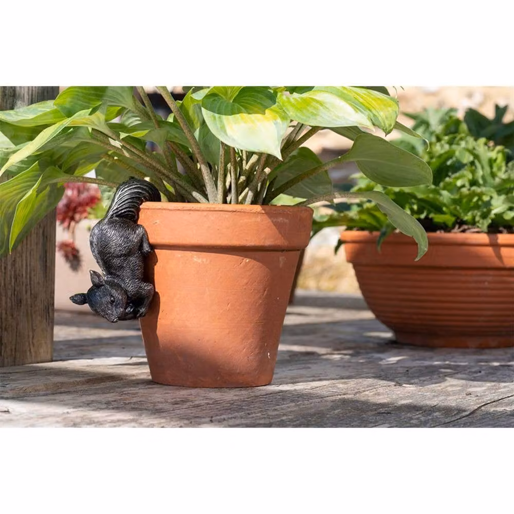 Jardinopia Red Squirrel Hanging Plant Pot Hanger in Bronze, L13 x W4.5 x H7 cm – 3
