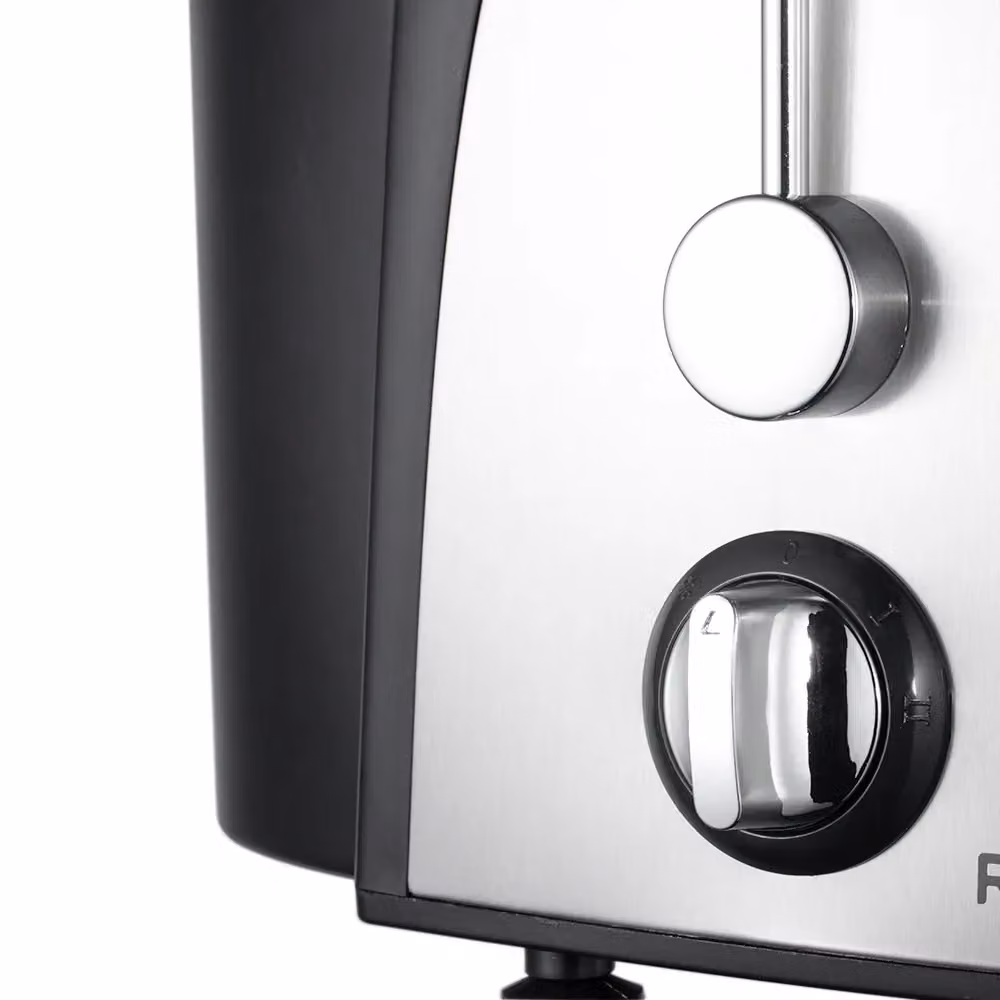 RAF Black Stainless Steel Low Noise Centrifugal Juice Extractor, 1000ml – 4