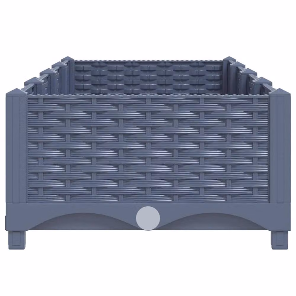 Berkfield Home Grey Polypropylene Raised Bed W/D/H: 160 x 40 x 23 cm – 3