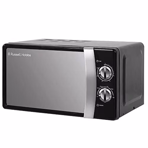 Russell Hobbs RHMM701B 17L 700W Solo Manual Countertop Microwave in Black – 1