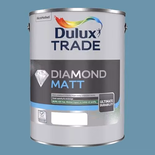 Dulux Trade Diamond Matt Stonewashed Blue Paint 5l