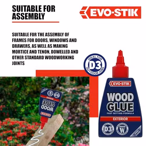 Bostik Transparent Rapid Setting Dispersion Wood Glue, 145 ml – 3
