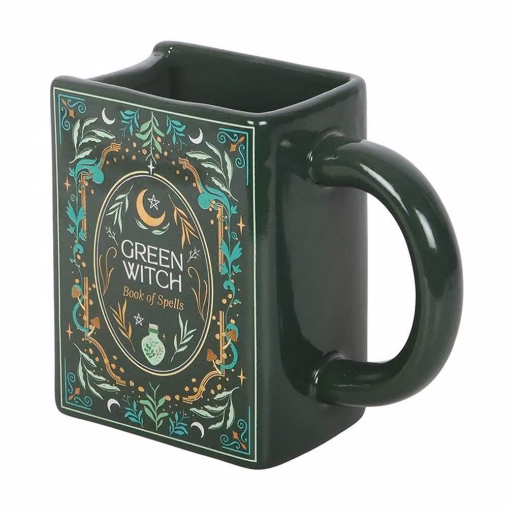 Something Different Green Witch Ceramic Mug, 450 ml – 2