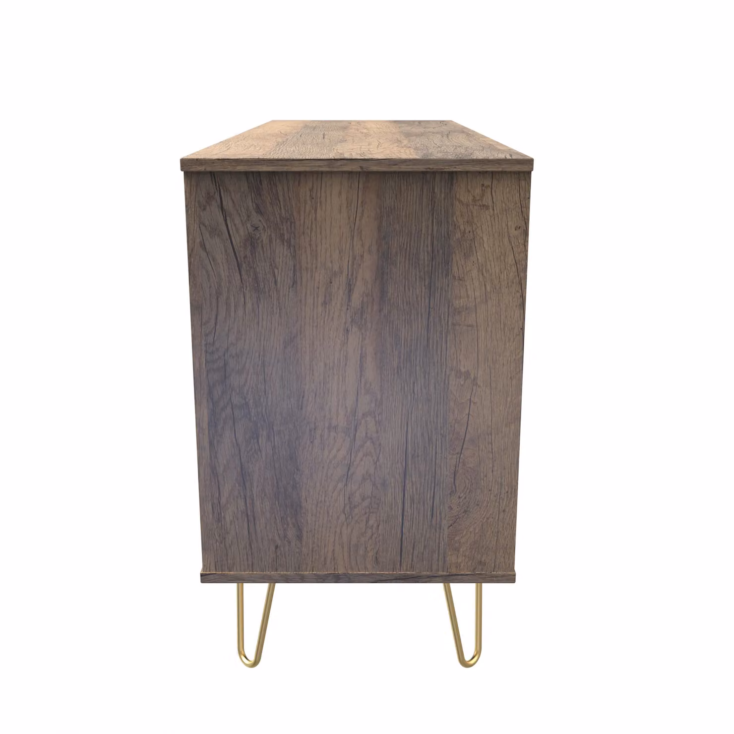 2 U Bexley 6 Drawer Chest, Ready Assembled, Modern Geometric Design in White, Gold and Multicolour – 2