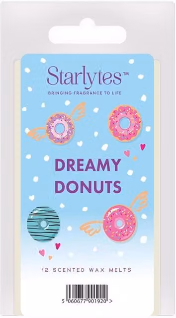 Starlytes Highly Scented Wax Melts Snap Bar in Blue Dreamy Donuts