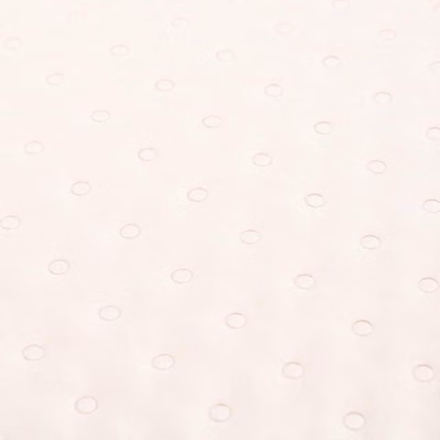 OHS Scallop Edge Quilted Dotted Throw in Cream, Black and White