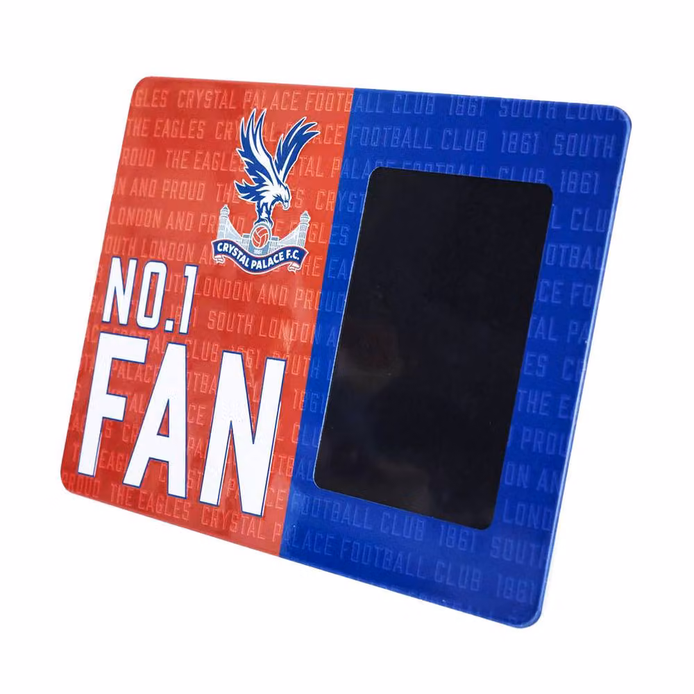 Crystal Palace FC Metal Embossed Rectangular Framed Hanging Plaque in Red – 2