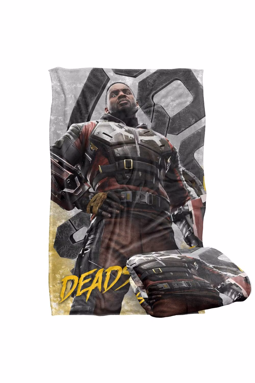 Warner Bros. Suicide Squad Kill The Justice League Deadshot Multicolour Super Soft Polyester Blanket, Large – 2