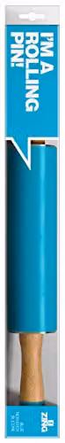 Premier Housewares Zing Non-Stick Silicone Rolling Pin, Blue – 2