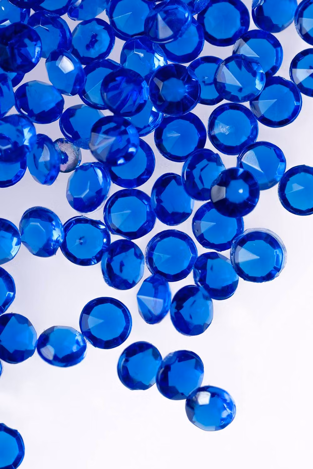 Neel Blue Acrylic Rhinestone Table Confetti, 6000pcs Round Blue Table Scatters – 3