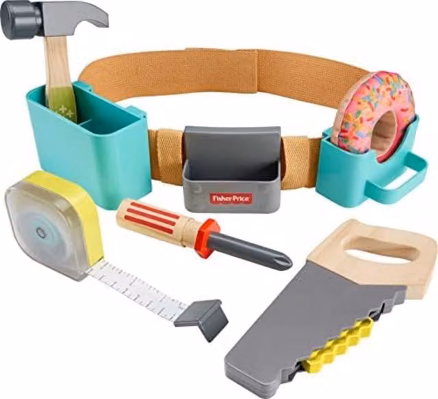 Fisher-Price DIY Tool Belt Pretend Play Set in Multicolour
