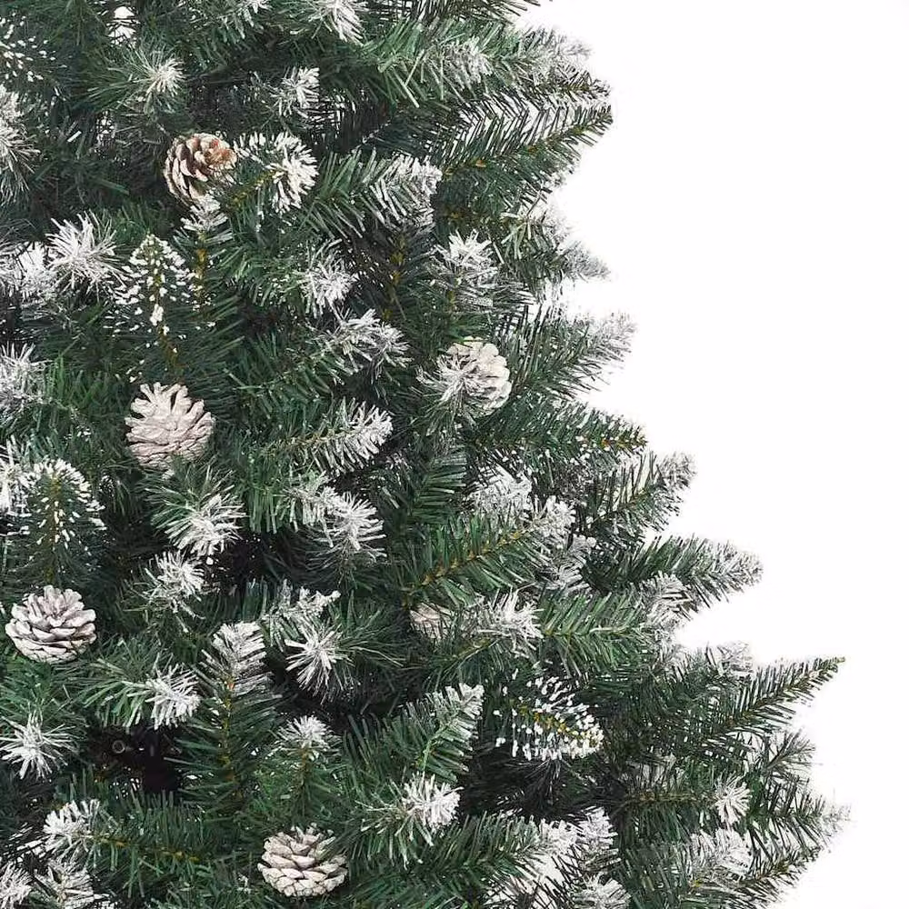 Berkfield Home Modern Artificial Christmas Tree in Green, W/D/H: 105 x 105 x 150 cm – 4