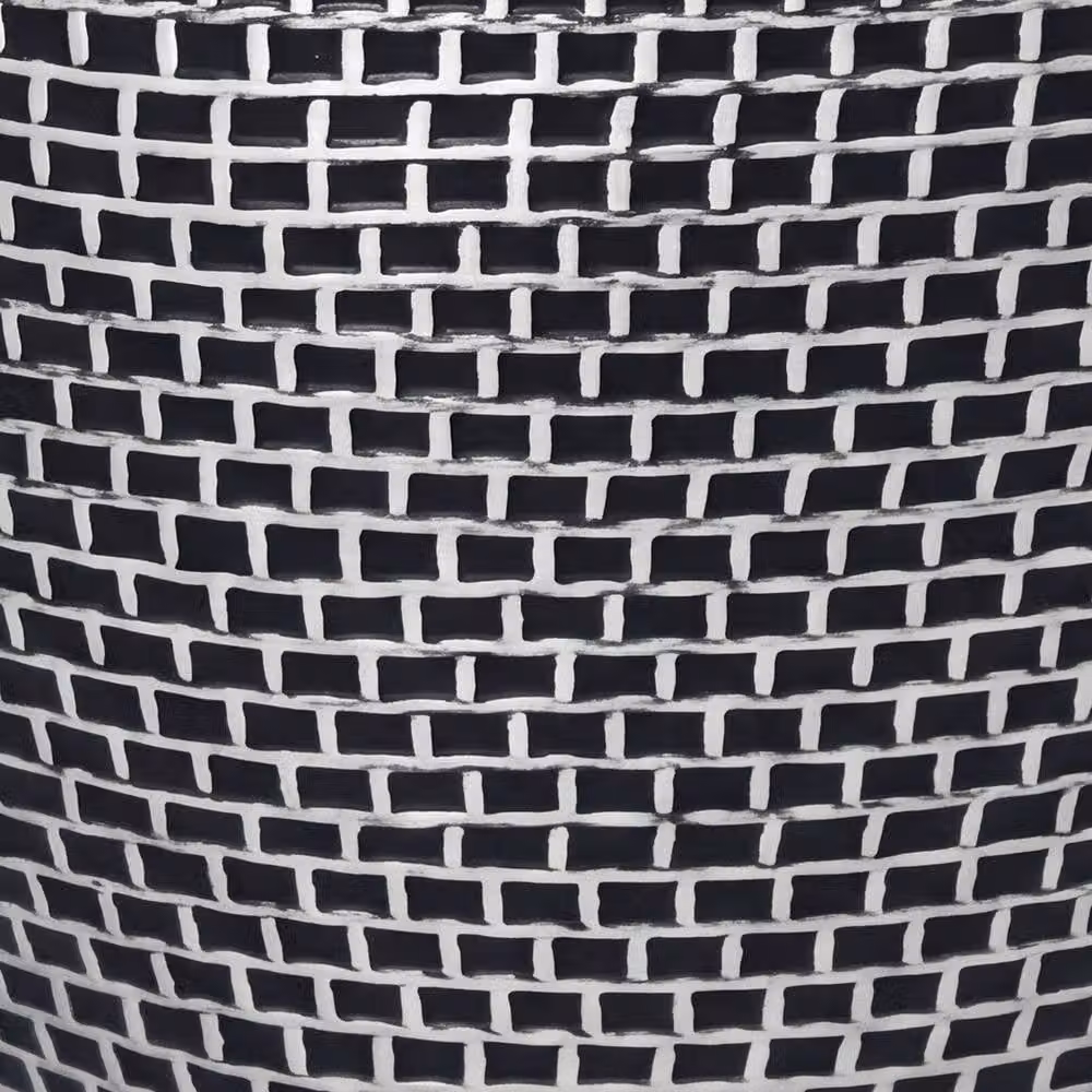 Toque 2-Pack Plastic Round Garden Planters with Drainage, Black and Grey, Diameter: 36 cm – 7