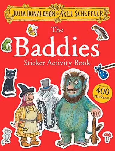 The Baddies Sticker Activity Book by Alison Green Books, Multicolour – 1