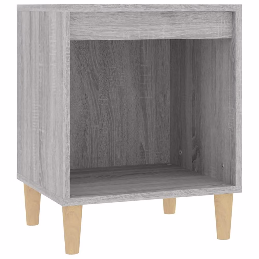 Berkfield Home Elegant Bedside Cabinet in Grey Sonoma, W/D/H: 40 x 35 x 50 cm – 3