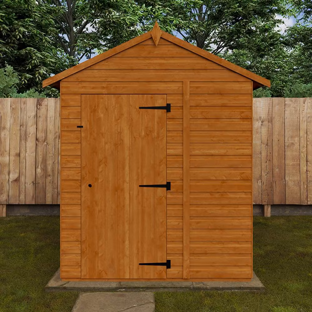 Buttercup Farm Flex Apex Windowless 12mm Chicken Coop in Burnt Orange, W175 x D238.8 x H213.5 cm – 2