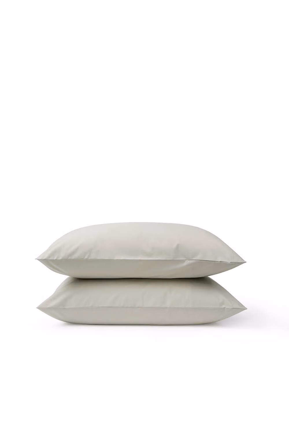 Christy Pure Cotton Percale Standard Pillowcase Pair in Beige – 2