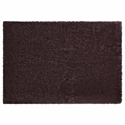 Sienna Rugs Modern Shaggy Rectangular Polyester Rug in Brown, W: 160 cm, L: 230 cm