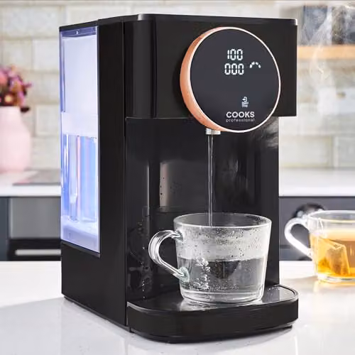 Cooks Professional Digital Hot Water Dispenser 2600W with 4L Tank in Black and Gold – 5