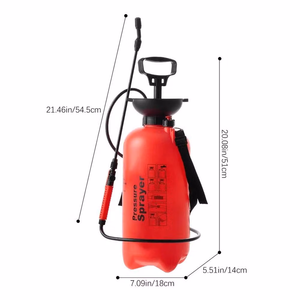 EONLION Red Manual Garden Pressure Sprayer, 8L – 2