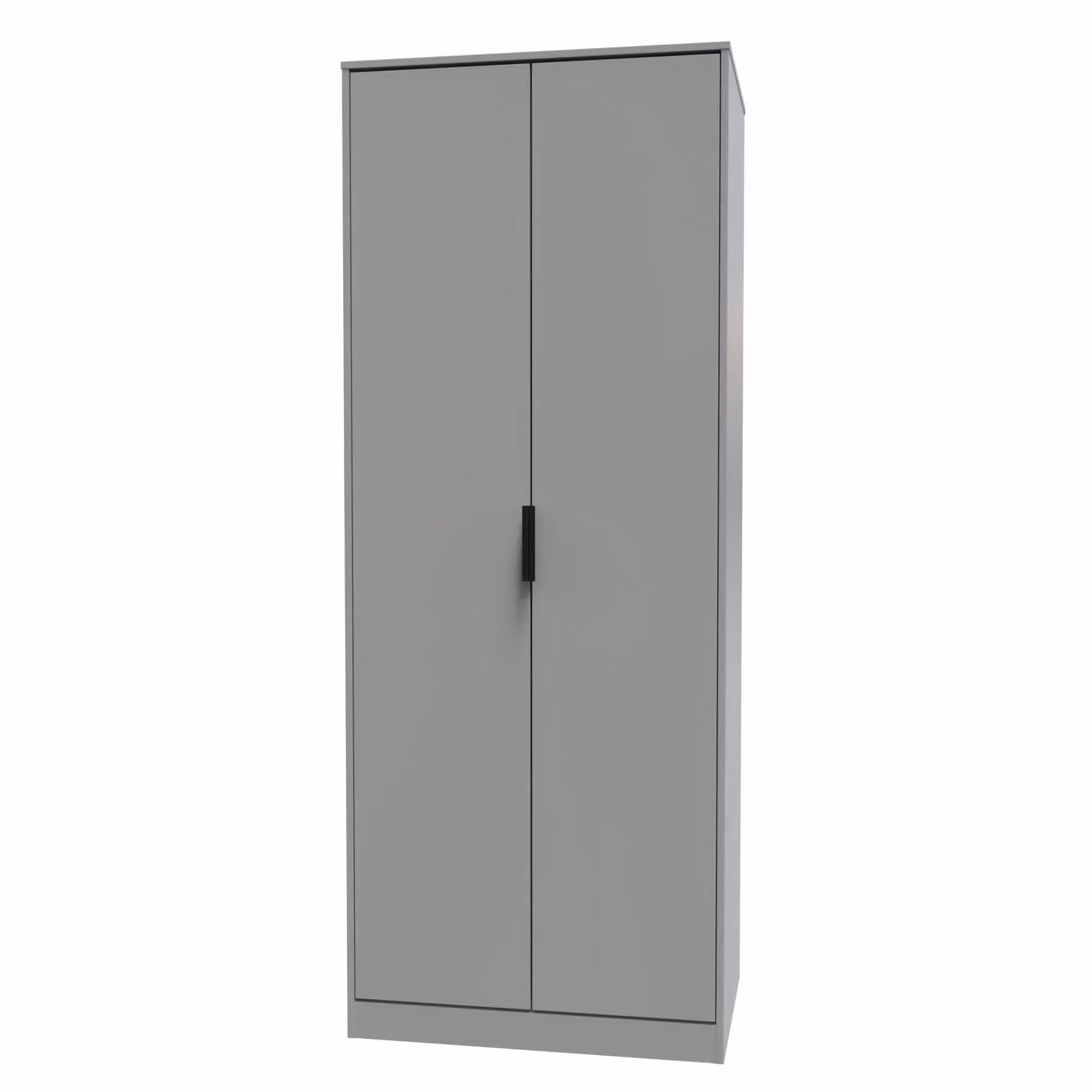 Ready Assembled 2 U Madrid 2 Door Wardrobe in Dark Grey – 2