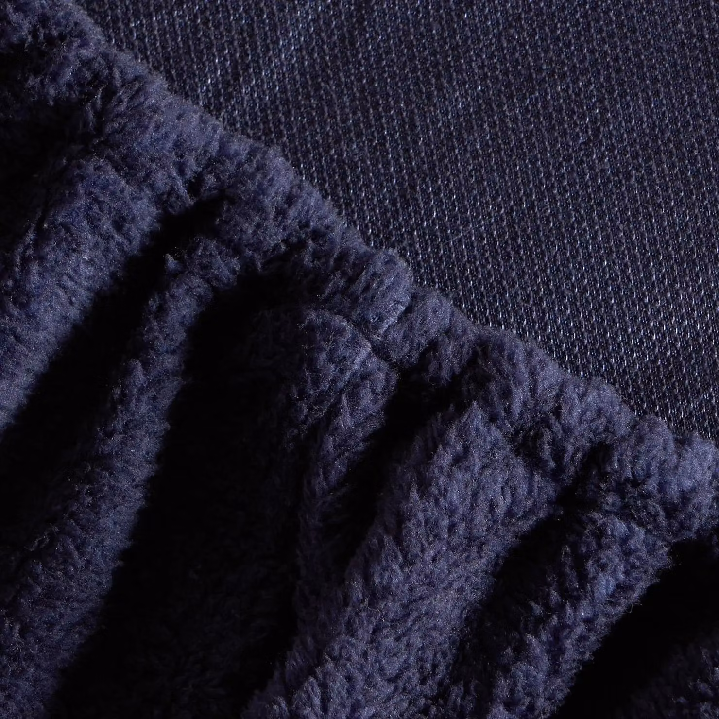OHS Teddy Fleece Thermal Fitted Bed Sheet, Blue, W/D/H: 180 x 152 x 25 cm – 3