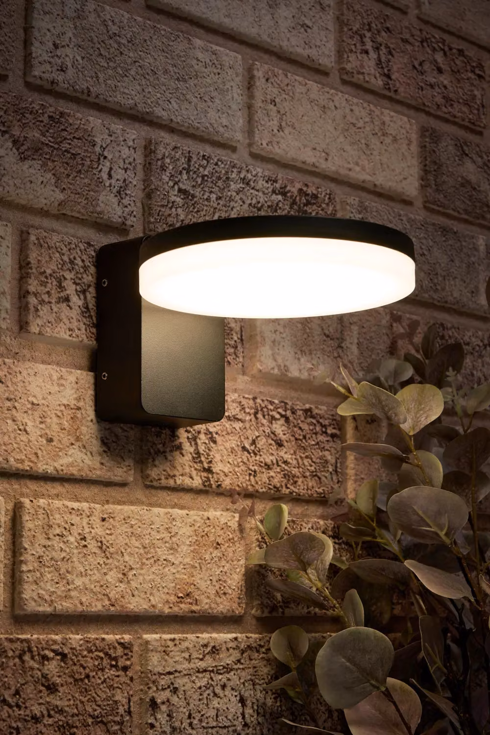 BHS Lighting Huck Modern LED Outdoor Wall Light in Black – 3