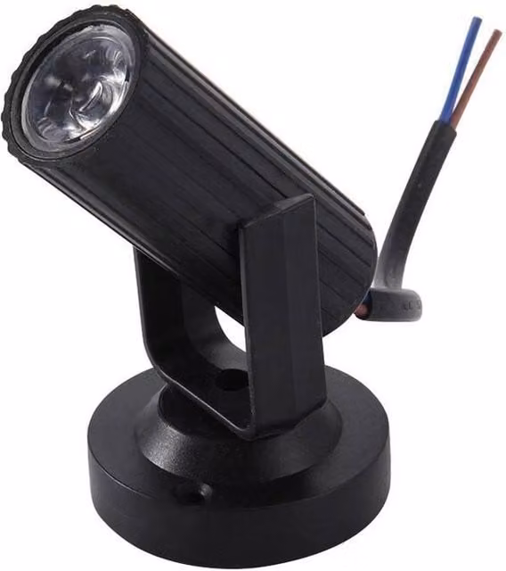 VOGREX Portable LED Mini Under Cabinet Spotlights in Black – 1