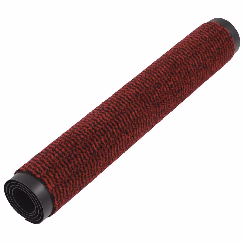 Berkfield Home Dust Control Mats, 2 Pack, Red, Rectangular, W: 60 cm x D: 90 cm – 2