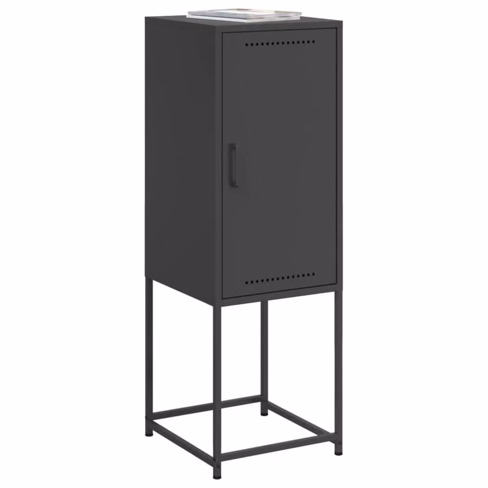 Berkfield Home Industrial Black Steel Highboard W/D/H: 36 x 39 x 107 cm – 4