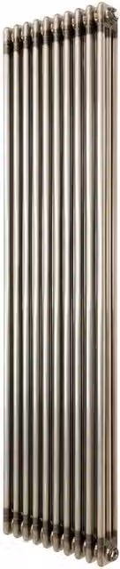 Monstershop Traditional 3 Column Radiator in Silver and Grey, Carbon Steel, Wall Mounted, H 180 cm x W 47 cm
