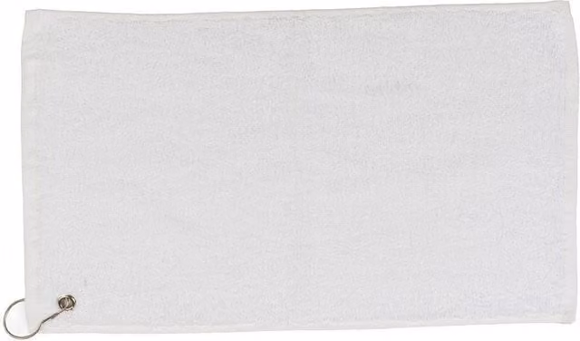 Towel City Luxury Unisex Golf Towel in White