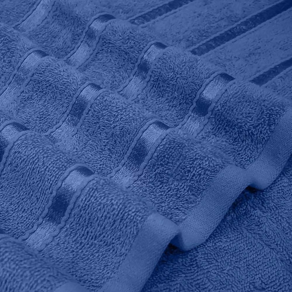 Smart Living Premium Luxury 8 Piece Cotton Towel Bale Set in Blue – 3